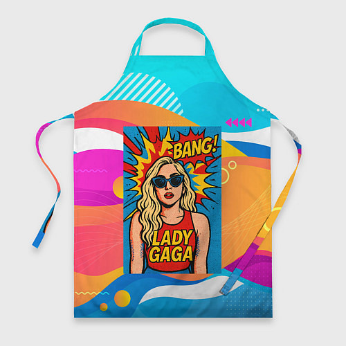 Фартук Леди Гага в стиле комиксов / 3D-принт – фото 1