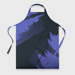Фартук кулинарный Абстрактная текстура в синем, цвет: 3D-принт