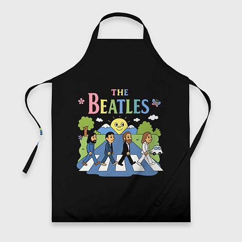 Фартук The Beatles, мультяшный стиль / 3D-принт – фото 1