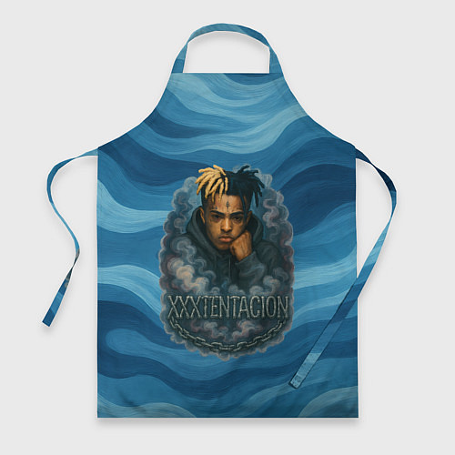 Фартук XXXTentacion в облаке / 3D-принт – фото 1