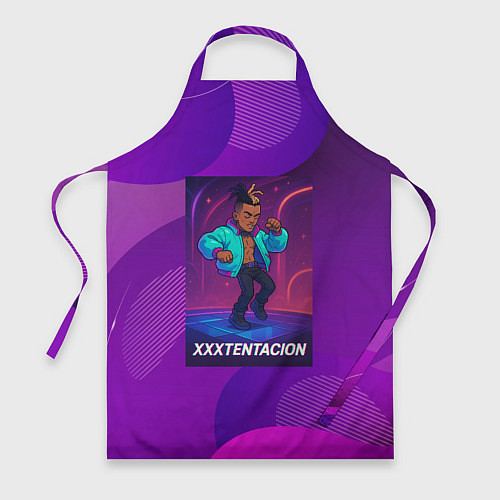 Фартук XXXTentacion танцует в стиле 80х / 3D-принт – фото 1