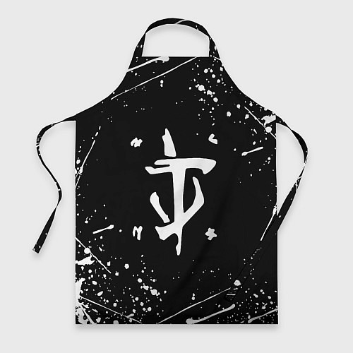 Фартук Doom краски белые / 3D-принт – фото 1