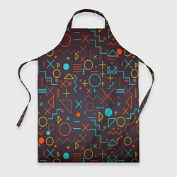 Фартук кулинарный Different shapes of geometry, цвет: 3D-принт