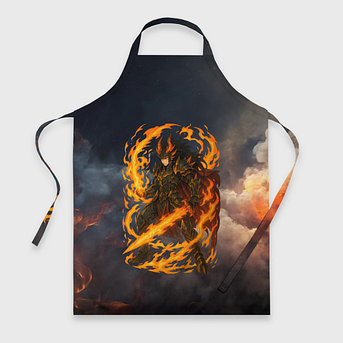 Фартук Герой аниме дракон с огненным мечем / 3D-принт – фото 1