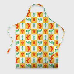 Фартук кулинарный Мотивы Египта, цвет: 3D-принт