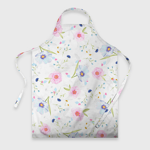 Фартук Нежные цветочки / 3D-принт – фото 1