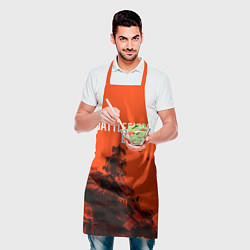 Фартук кулинарный Солдат и самолеты Battlefield 6, цвет: 3D-принт — фото 2