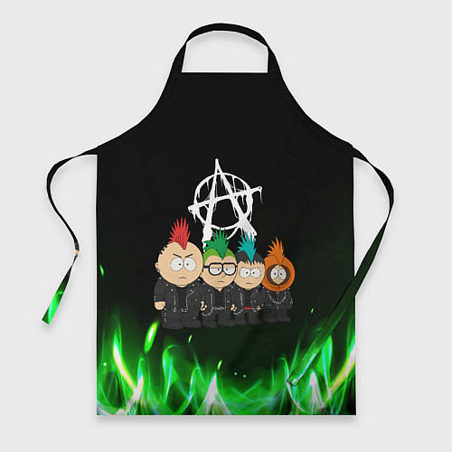 Фартук Южный парк панки анархисты / 3D-принт – фото 1