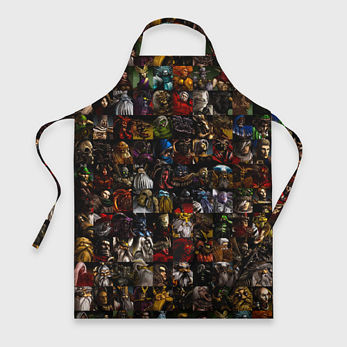 Фартук Дисайплс 2 - Портреты юнитов паттерн / 3D-принт – фото 1