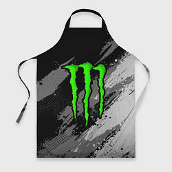 Фартук кулинарный Monster energy - мазки краски, цвет: 3D-принт