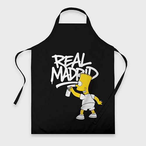 Фартук Граффити Реал Мадрид и Барт Симпсон / 3D-принт – фото 1