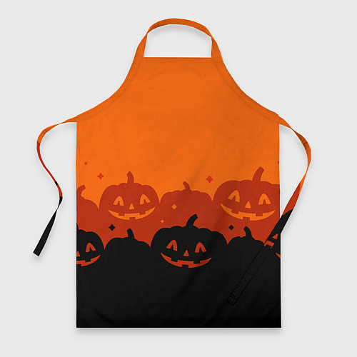 Фартук Хэллоуин счастливые тыквы / 3D-принт – фото 1