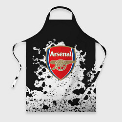 Фартук кулинарный Арсенал черно белые краски, цвет: 3D-принт