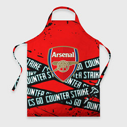Фартук кулинарный Arsenal x counter strike game, цвет: 3D-принт