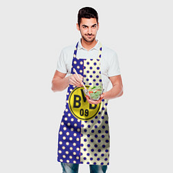 Фартук кулинарный Borussia точки текстура, цвет: 3D-принт — фото 2