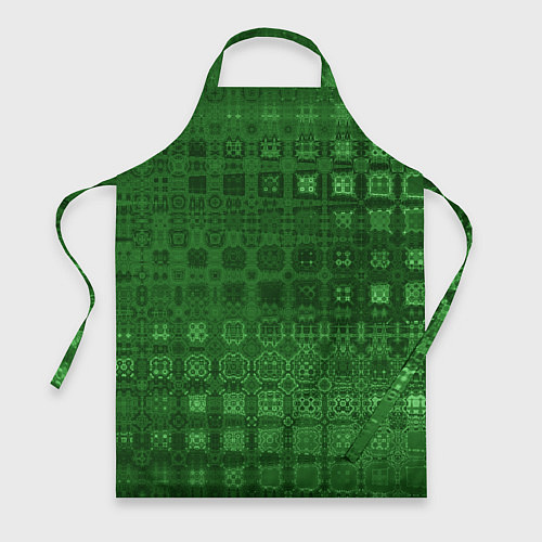 Фартук Текстура изумрудное мерцание / 3D-принт – фото 1