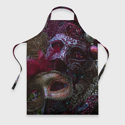 Фартук кулинарный Театральные маски, цвет: 3D-принт