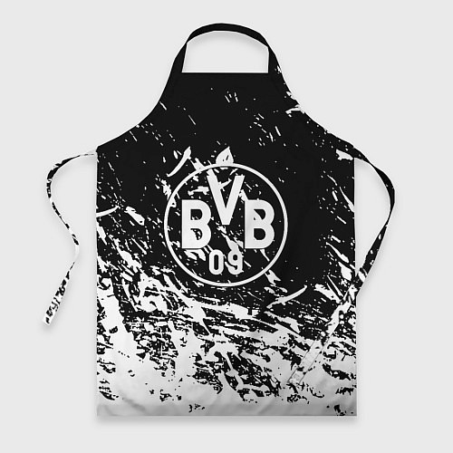 Фартук Borussia белые краски / 3D-принт – фото 1