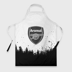 Фартук кулинарный Arsenal черный лес, цвет: 3D-принт