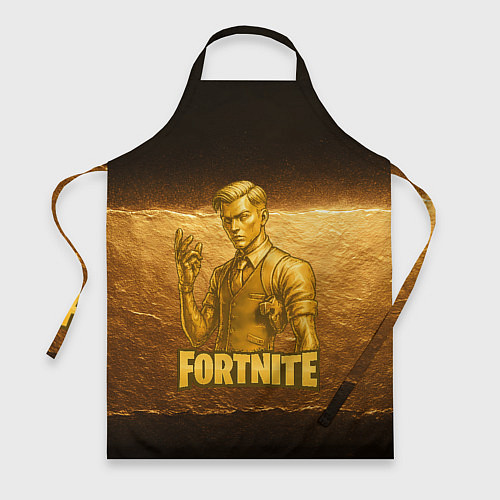 Фартук Fortnite золотой Мидас / 3D-принт – фото 1