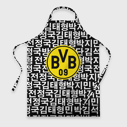 Фартук Borussia японские символы паттерн / 3D-принт – фото 1