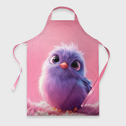 Фартук Милая фиолетовая птичка