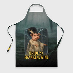 Фартук кулинарный Франкенштейн свинья невеста, цвет: 3D-принт