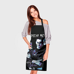 Фартук кулинарный Dave Gahan Depeche Mode rose, цвет: 3D-принт — фото 2