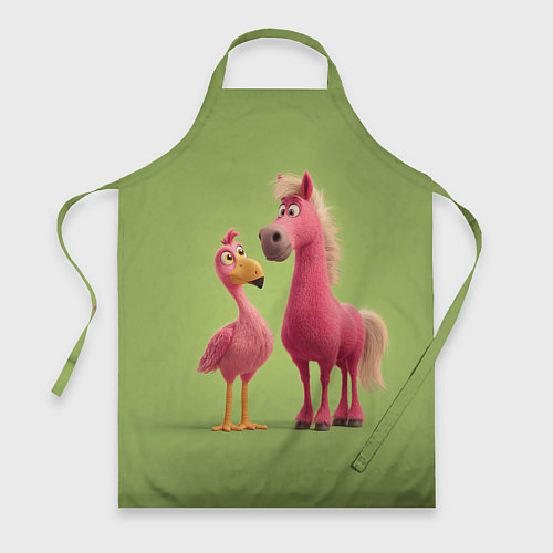 Фартук Розовые они такие / 3D-принт – фото 1