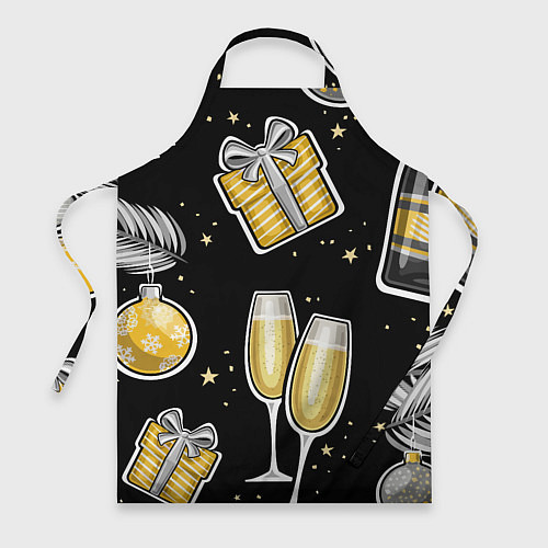 Фартук Новогодний вайб / 3D-принт – фото 1