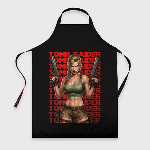 Фартук Лара Крофт с пистолетами в руках / 3D-принт – фото 1