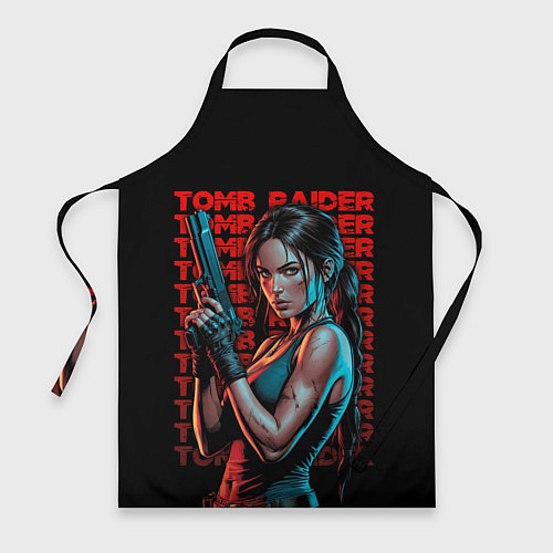 Фартук Lara Croft с пистолетом / 3D-принт – фото 1