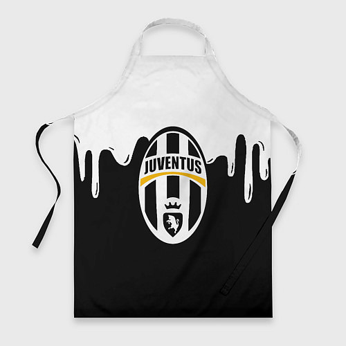 Фартук Juventus капли красок / 3D-принт – фото 1