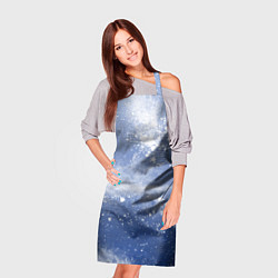 Фартук кулинарный Снежки попали в тебя, цвет: 3D-принт — фото 2