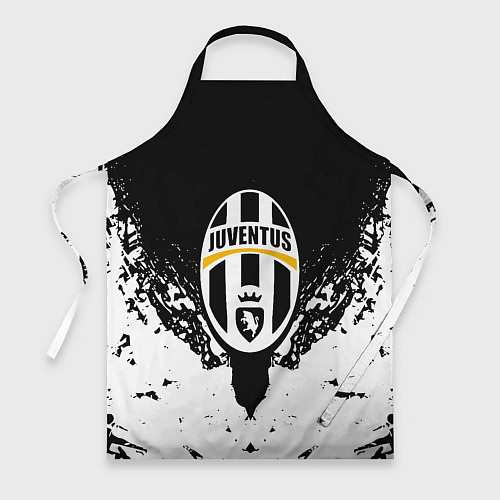 Фартук Ювентус краски всплеск текстура / 3D-принт – фото 1