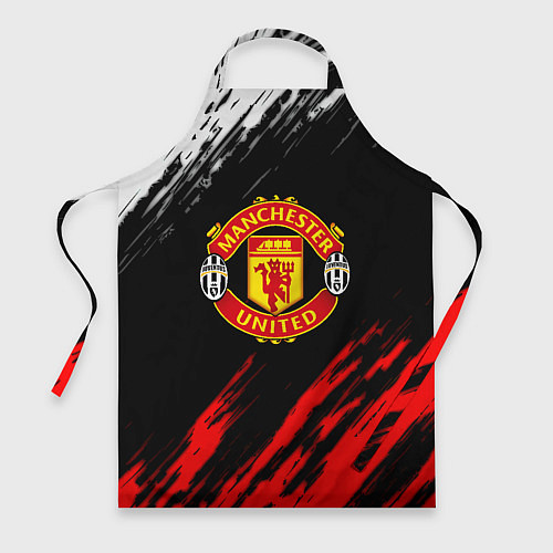Фартук Манчестер Юнайтед x Ювентус краски / 3D-принт – фото 1
