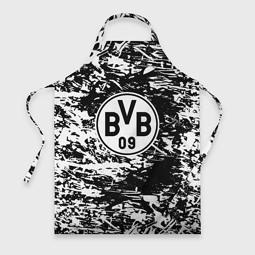 Фартук Боруссиа белые краски / 3D-принт – фото 1