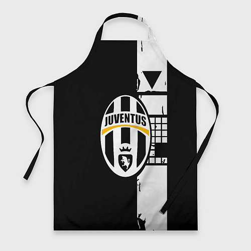 Фартук Ювентус геометрия белая / 3D-принт – фото 1