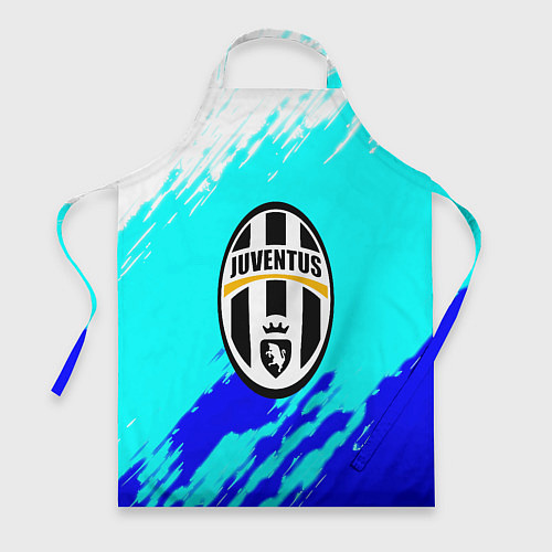 Фартук Ювентус краски штрихи текстура / 3D-принт – фото 1