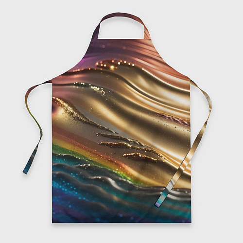 Фартук Переливающийся расплавленный металл / 3D-принт – фото 1