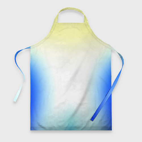 Фартук Color yellow blue white / 3D-принт – фото 1