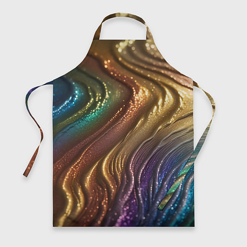 Фартук Сморщенные складочки жидкости / 3D-принт – фото 1