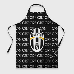Фартук кулинарный Juventus sport pattern, цвет: 3D-принт