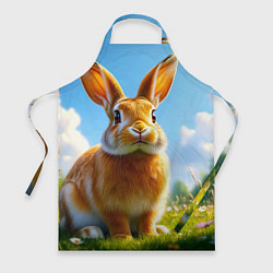 Фартук Солнечный кролик на лугу