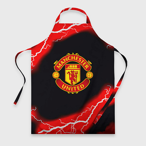 Фартук Манчестер Юнайтед шторм молнии / 3D-принт – фото 1