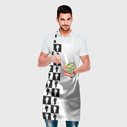 Фартук кулинарный Ювентус паттерн люди, цвет: 3D-принт — фото 2