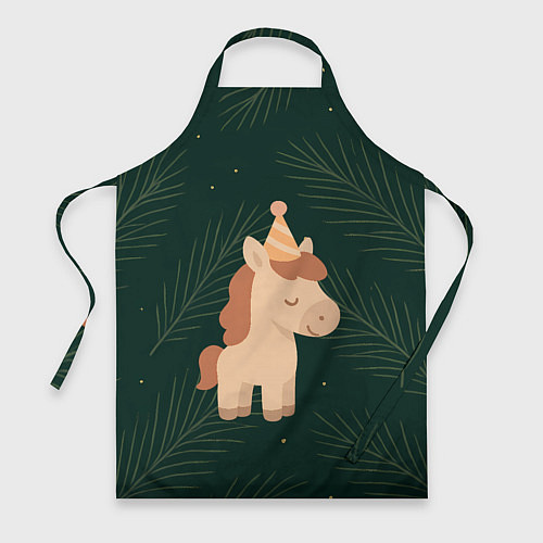 Фартук Милая лошадка с колпаком / 3D-принт – фото 1