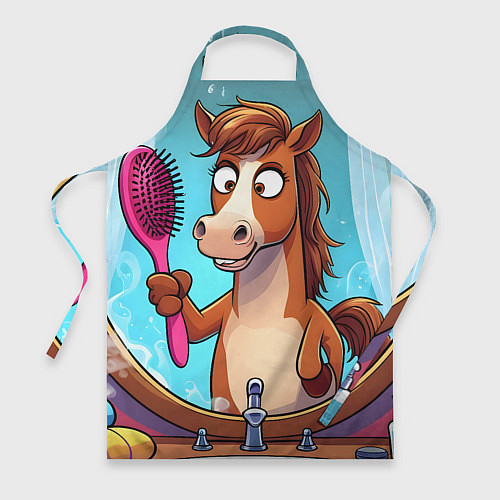 Фартук Лошадка с расческой / 3D-принт – фото 1