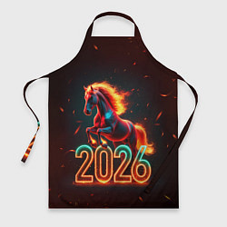 Фартук Светящаяся лошадь 2026