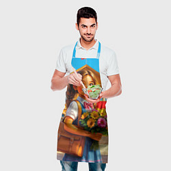 Фартук кулинарный Первый школьный день, цвет: 3D-принт — фото 2